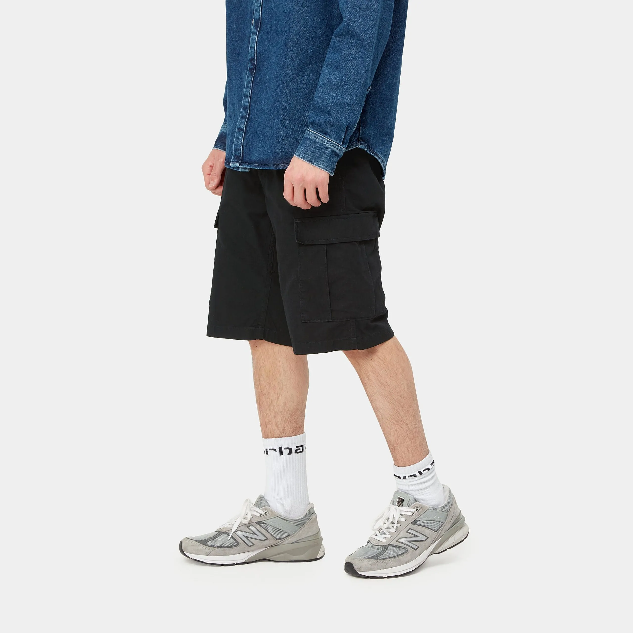 Carhartt Aviation Short Black Rinsed