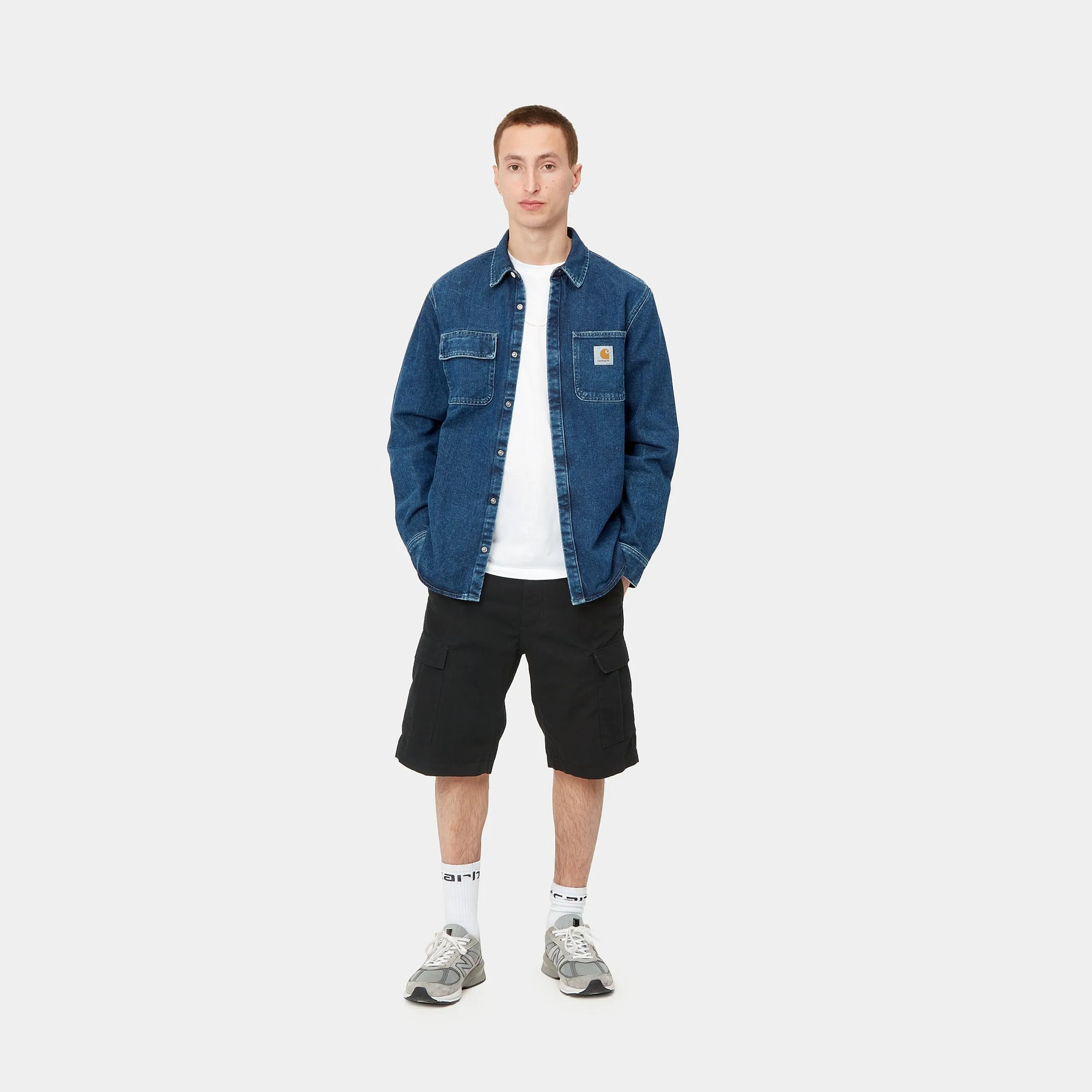 Carhartt Aviation Short Black Rinsed