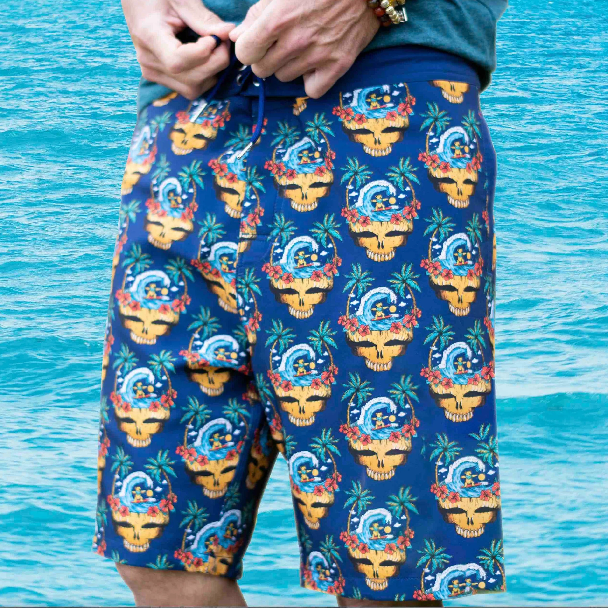 Grateful Dead | Hybrid Board Short | Steal Your Face Beach