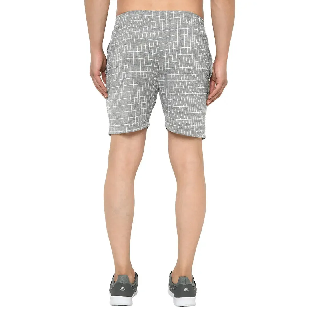 Vimal Jonney Grey Shorts For Men's